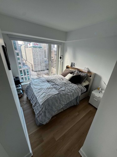Chambre à coucher - 2105-950 Rue St-Antoine O., Montréal (Ville-Marie), QC - Indoor Photo Showing Bedroom