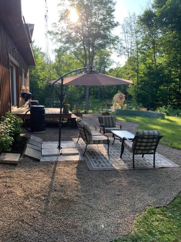 Courtyard - 40 Ch. Davidson, La Pêche, QC - Outdoor With Deck Patio Veranda