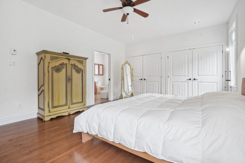 Chambre à coucher principale - 1150Z Crois. De La Sablière, Sainte-Adèle, QC - Indoor Photo Showing Bedroom