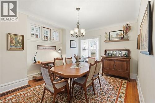 16 Burris Street, Hamilton, ON - Indoor Photo Showing Dining Room