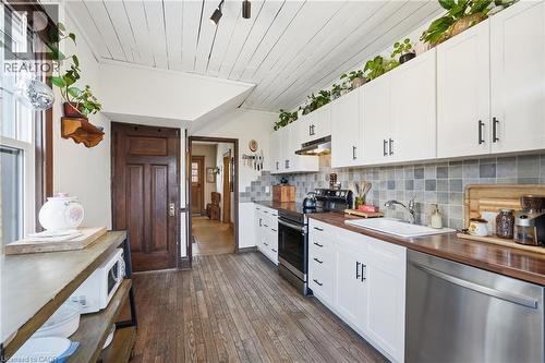 16 Burris Street, Hamilton, ON - Indoor Photo Showing Kitchen