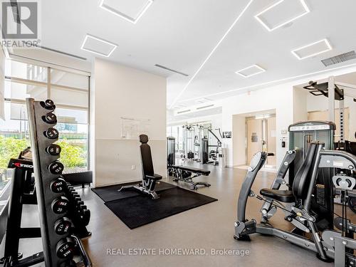 906 - 11 Brunel Court, Toronto, ON - Indoor Photo Showing Gym Room