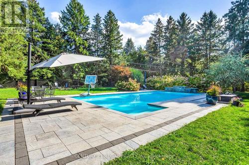 4434 Cedar Springs Road, Burlington, ON - Outdoor With In Ground Pool With Backyard