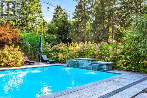 4434 Cedar Springs Road, Burlington, ON - Outdoor With In Ground Pool With Backyard