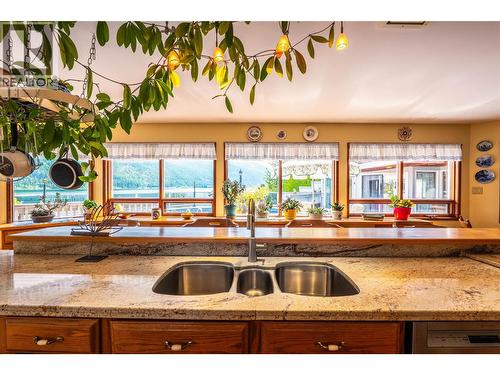 1896 3A Highway, Nelson, BC - Indoor Photo Showing Kitchen With Double Sink