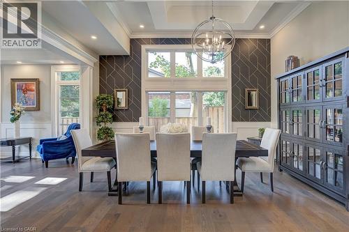 100 Seneca Drive, Ancaster, ON - Indoor Photo Showing Dining Room