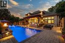 100 Seneca Drive, Ancaster, ON  - Outdoor With In Ground Pool With Deck Patio Veranda 