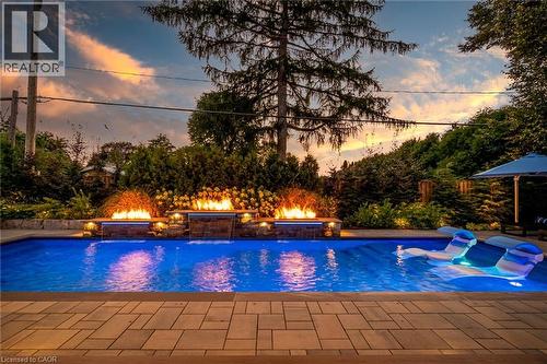 100 Seneca Drive, Ancaster, ON - Outdoor With In Ground Pool