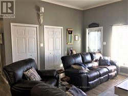 Living room has closet storage - 