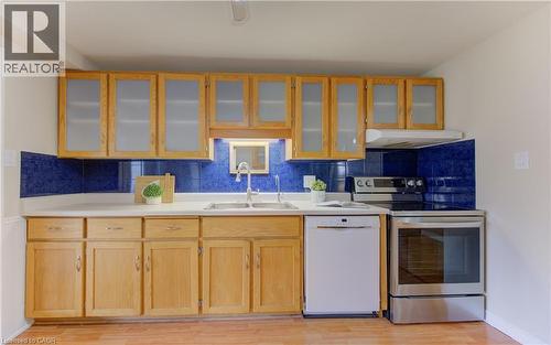 9 Camrose Court, Kitchener, ON - Indoor Photo Showing Kitchen With Double Sink