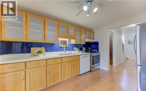 9 Camrose Court, Kitchener, ON - Indoor Photo Showing Kitchen With Double Sink