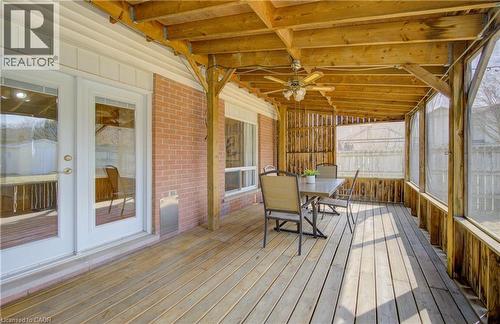 9 Camrose Court, Kitchener, ON - Outdoor With Deck Patio Veranda With Exterior