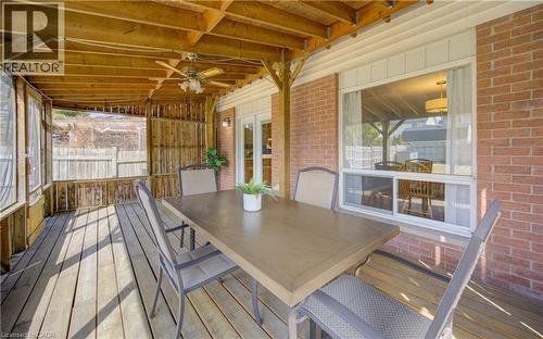 9 Camrose Court, Kitchener, ON - Outdoor With Deck Patio Veranda With Exterior