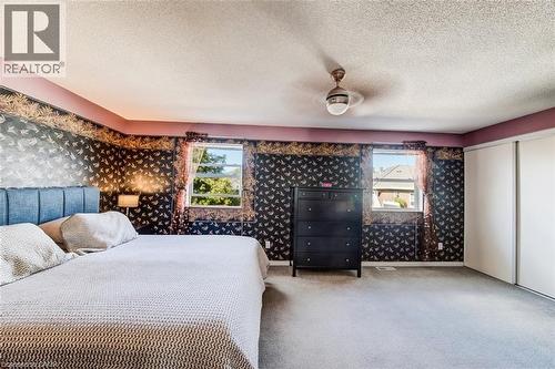 Primary bedroom facing rear of home. - 90 Mooregate Crescent Unit# 27, Kitchener, ON 