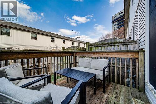 Upper deck area. - 90 Mooregate Crescent Unit# 27, Kitchener, ON 