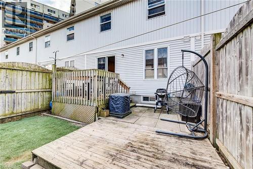 Lower deck area. - 90 Mooregate Crescent Unit# 27, Kitchener, ON 