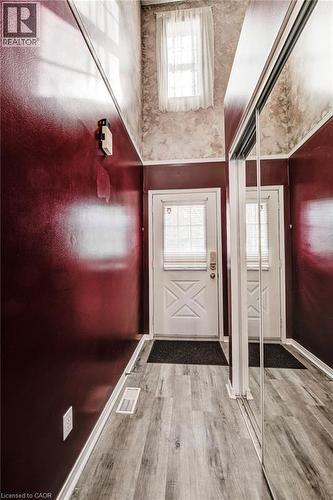 Newer flooring here. - 90 Mooregate Crescent Unit# 27, Kitchener, ON 