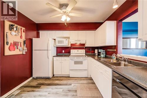 Pass-through to living room. - 90 Mooregate Crescent Unit# 27, Kitchener, ON 