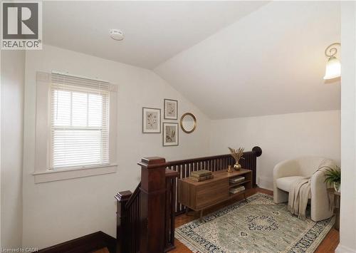 Virtual Staging of landing area at top of the stairs - 33 Main Street E, Drayton, ON - Indoor