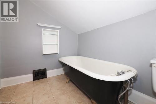 claw foot tub in 2nd floor bathroom - 33 Main Street E, Drayton, ON - Indoor Photo Showing Bathroom