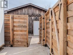 Access to barn man door from driveway - 