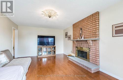48 Fernbrook Crescent, Brampton, ON - Indoor Photo Showing Living Room With Fireplace