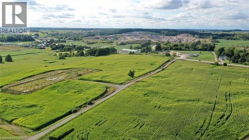 Aerial view of sparsely populated area with large plots for crops - 2265 Snyder'S Road E, Kitchener, ON 
