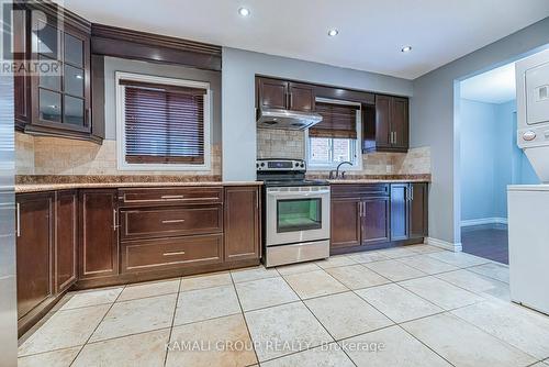 Large Family Sized Kitchen - Main - 77 Ecclestone Drive, Brampton, ON - Indoor Photo Showing Kitchen