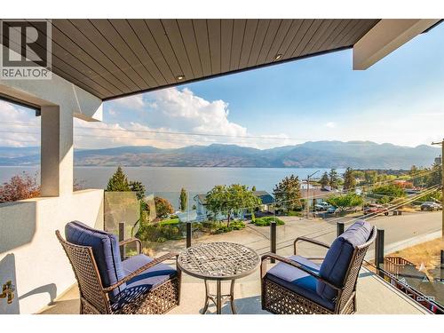 3961 Beachview Drive E, West Kelowna, BC - Outdoor With Body Of Water With Deck Patio Veranda With View With Exterior