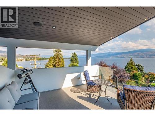 3961 Beachview Drive E, West Kelowna, BC - Outdoor With Body Of Water With Deck Patio Veranda With Exterior