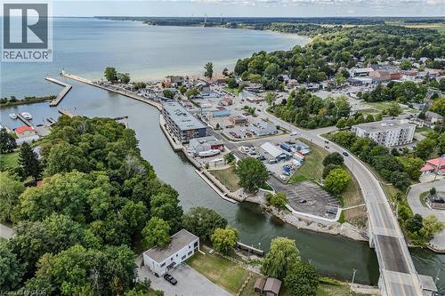 Drone / aerial view of a nearby body of water - 30 John Street, Port Dover, ON 