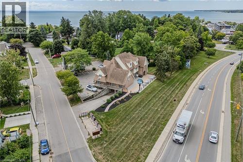 Bird's eye view of a nearby body of water - 30 John Street, Port Dover, ON 