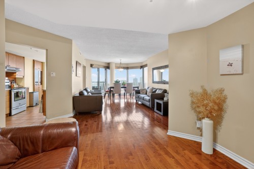 Overall view - 1503-301 Ch. Du Club-Marin, Montréal (Verdun/Île-Des-Soeurs), QC - Indoor Photo Showing Living Room