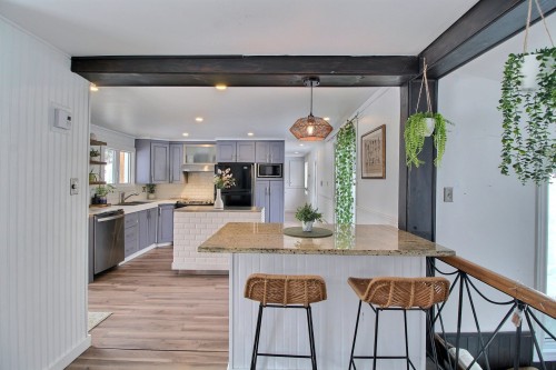 Cuisine - 165 Rue Laprairie, Val-D'Or, QC - Indoor Photo Showing Kitchen With Upgraded Kitchen