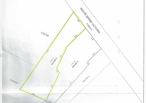 Plan (croquis) - Route Marie-Victorin, Contrecoeur, QC 