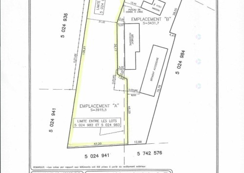 Plan (croquis) - Route Marie-Victorin, Contrecoeur, QC 