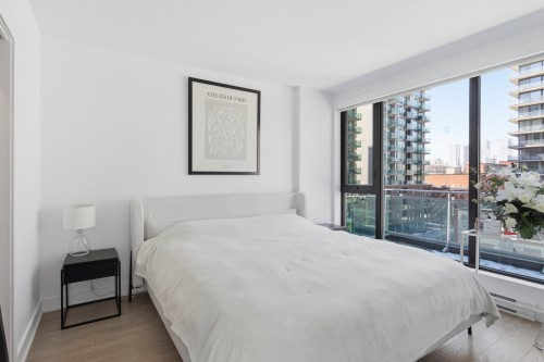 Chambre à coucher principale - 506-1165 Rue Wellington, Montréal (Le Sud-Ouest), QC - Indoor Photo Showing Bedroom