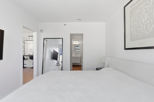 Chambre à coucher principale - 506-1165 Rue Wellington, Montréal (Le Sud-Ouest), QC - Indoor Photo Showing Bedroom