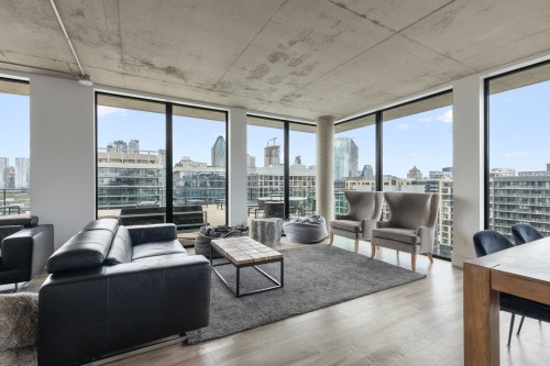Salle communautaire - 506-1165 Rue Wellington, Montréal (Le Sud-Ouest), QC - Indoor Photo Showing Living Room