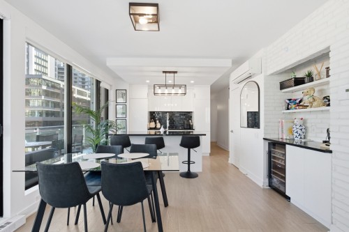 Salle à manger - 506-1165 Rue Wellington, Montréal (Le Sud-Ouest), QC - Indoor Photo Showing Dining Room