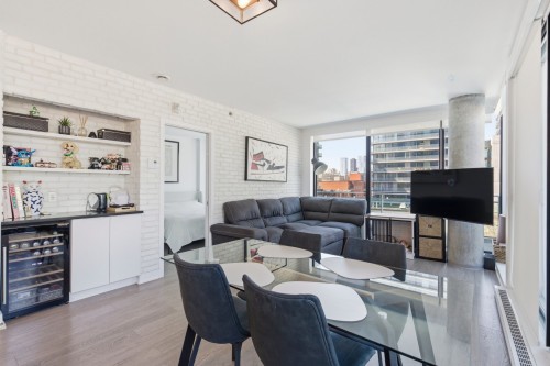 Salle à manger - 506-1165 Rue Wellington, Montréal (Le Sud-Ouest), QC - Indoor Photo Showing Dining Room