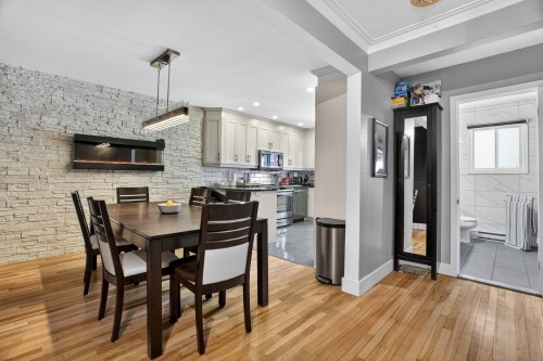 Dining Room - 580 Rue Beauclerk, Montréal (Mercier/Hochelaga-Maisonneuve), QC - Indoor Photo Showing Dining Room