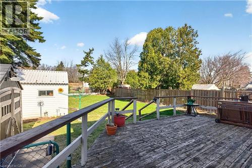 Deck featuring a fenced backyard - 944 Garth Street, Hamilton, ON - Outdoor