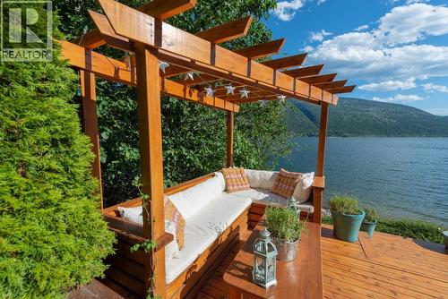 3140 3A Highway, Nelson, BC - Outdoor With Body Of Water With Deck Patio Veranda