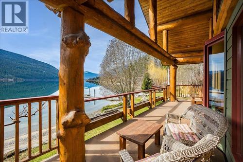 3140 3A Highway, Nelson, BC - Outdoor With Deck Patio Veranda With Exterior