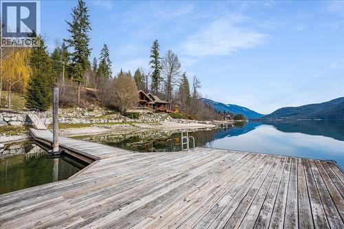 3140 3A Highway, Nelson, BC - Outdoor With Body Of Water With Deck Patio Veranda With View
