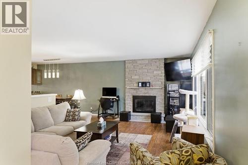 13132 Walker Sideroad, Essex, ON - Indoor Photo Showing Living Room With Fireplace