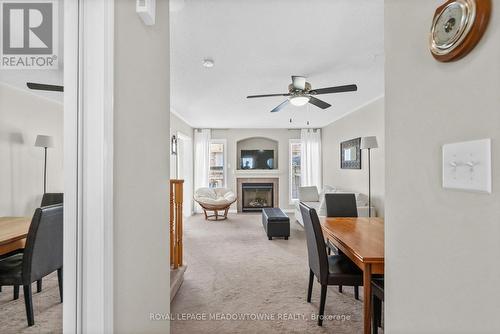 862 Stark Circle, Milton, ON - Indoor Photo Showing Dining Room With Fireplace