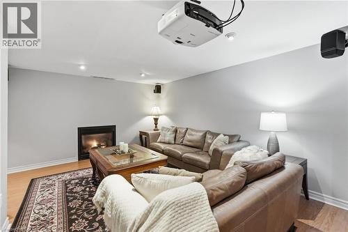3173 Spring Creek Crescent, Mississauga, ON - Indoor Photo Showing Living Room With Fireplace