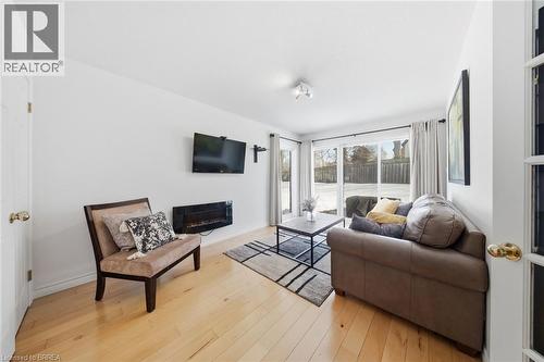 71 Pinecrest Drive, Kitchener, ON - Indoor Photo Showing Living Room With Fireplace